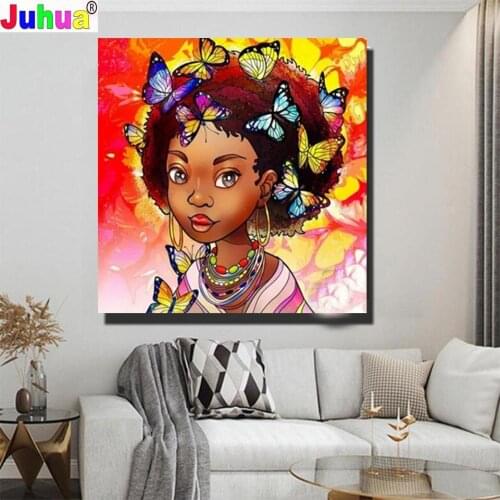 Butterfly Woman 5d Diy diamond painting full drill diamond embroidery mosaic painting diamond stitch home decor Girl gift