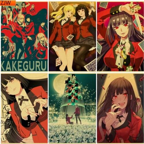 Kakegurui Anime Diamond Painting Diamond Mosaic Cross Stitch Kits Full Diamond Embroidery Room Decoration