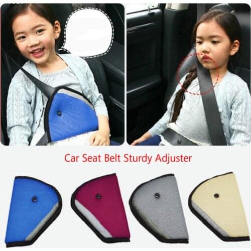 Car Safe Fit Seat Belt Sturdy Adjuster Car Safety Belt Adjust Device Triangle Baby Child Protection Baby Safety For Baby