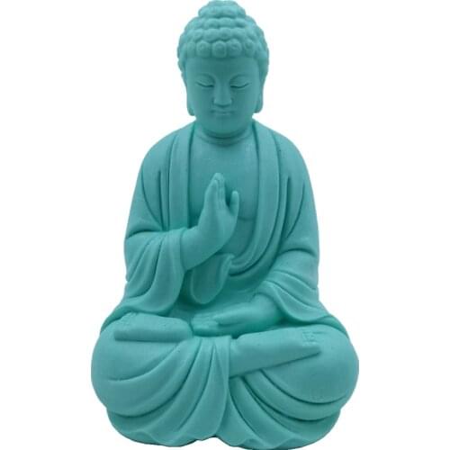 Big Size Buddha Silicone Mold Candle Wax Molds Resin Gypsum Concrete Mold Mould Home Garden Decorations Craft Mold