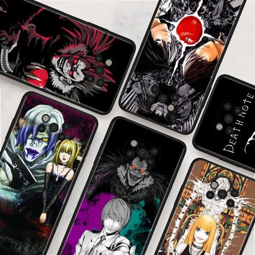 Death Note Cover for Xiaomi Mi Poco X3 NFC M3 X3 Pro F3 F1 9T 10 11 Ultra Note 10 10T 5G A2 Lite Cell Phone Case