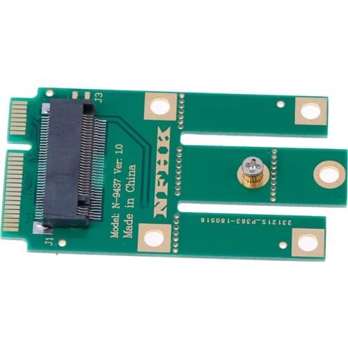 For Wifi Bluetooth Wireless Card A+E Key A Key M.2 NGFF Wireless Module To MINI PCIE Adapter