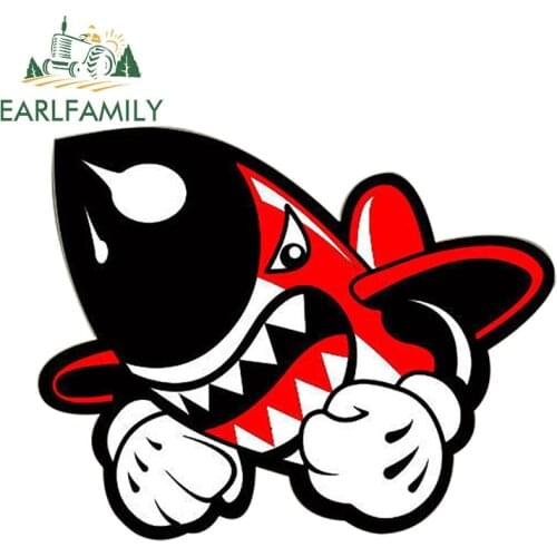 EARLFAMILY 13cm x 10.4cm Rocket JDM Style Sticker Shocker Fun Aufkleber Decal Sticker Bomb DIY Car Styling Auto Motor Decoration