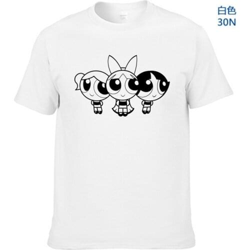 Brand comfortable Pure cotton T Shirt Girls Police Harajuku Streetwear Funny Cartoon Printed T-shirts Mens Fashion Clothing