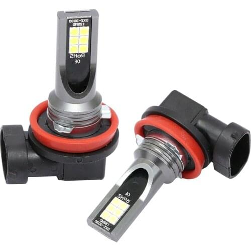 3000K Yellow 350W DRL Lamps H11 H8 H9 LED Fog Light Conversion Kit Premium