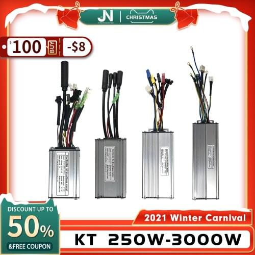 KT Controller Ebike Motor Kunteng 36V 48V Lcd3 lcd4 LCD5 Display All SM Plug Electric Bicycle Squarewave Controller Conversion