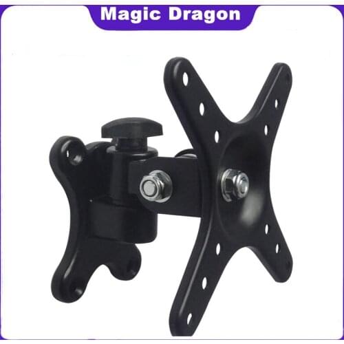 Support Durable Swivel 19 22 24 27 Flat Panel TV Monitor LCD Wall Mount Bracket Adjustable Angle New Arrival (High quality )