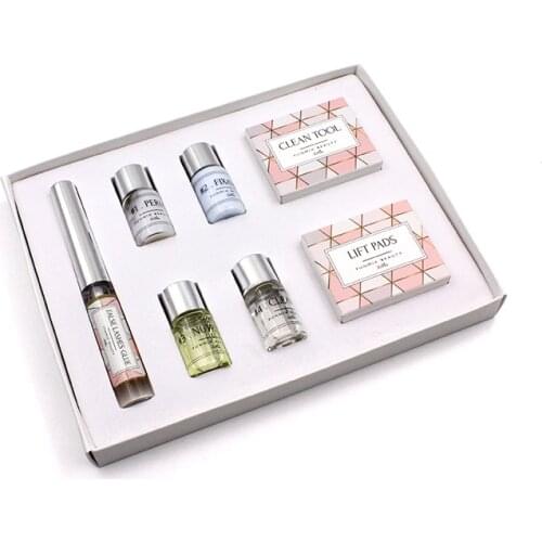 Mini Eyelash Perming Kit lashes lifting Cilia Lift extension perm Set with Rods Glue Curling and Nutritious Growth Treatments