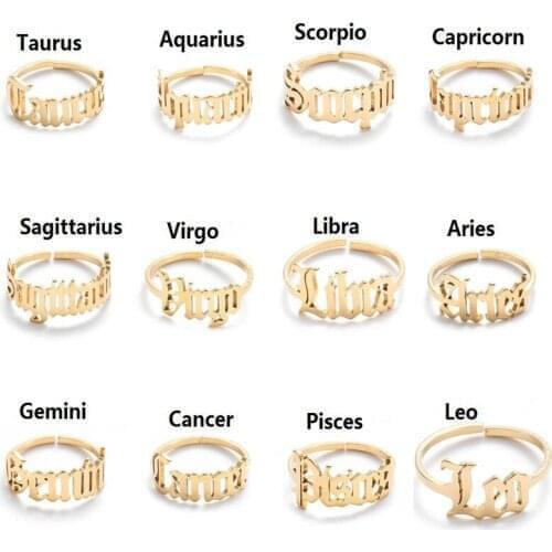 The New 2021 Stainless Steel Ring Women Speak Simple English Letters Restoring Ancient Ways Ring In Europe And America