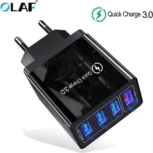 OLAF Quick Charger 48W USB Charge For iPhone X 8 8 plus Samsung S10 S9 Note 8 Fast Charging Mobile Phone Charger for Huawei P20