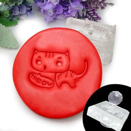 Cat Butterfly fawn Animal Pattern Stamp Home Cleaning Seal Acrylic Transparent Imprint Soap Stamp For Handmade Making Chapter