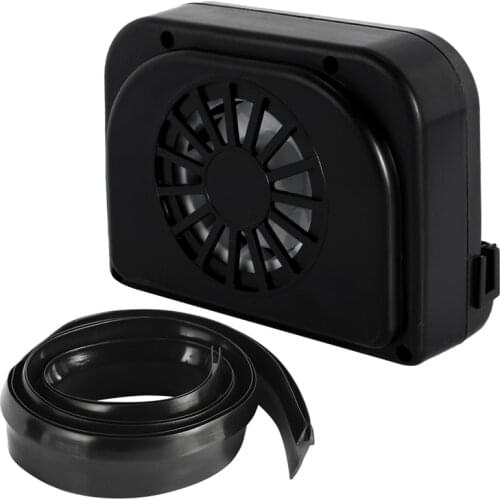 Solar Power Car Window Fan Auto Ventilator Cooling Vehicle Air Vent Portable