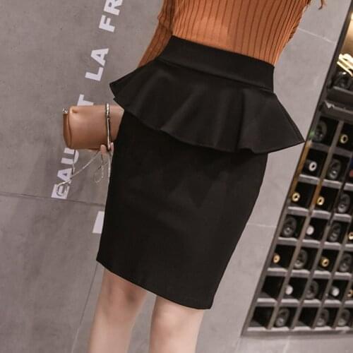 Stretch high waist bag hips skirt women mid-length slim split skirt wedding ceremony festive long skirts office lady clothes
