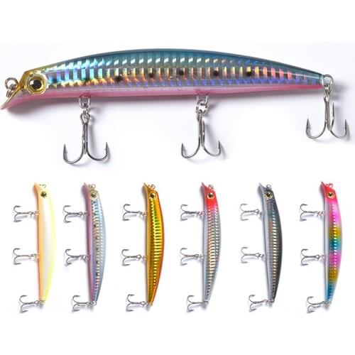 12pcs Popper Fishing Lure 12cm 15g Floating Wobblers Isca Artificial Hard Bait 3D Eyes Treble Hook Minnow Crankbait Pesca tackle