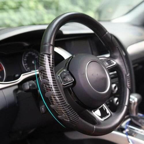 2pcs/set Universal Car Steering Wheel Silicone Anti Skid Cover Booster Ball Auxiliary Gear Anti-Slip Protector Stress Relief
