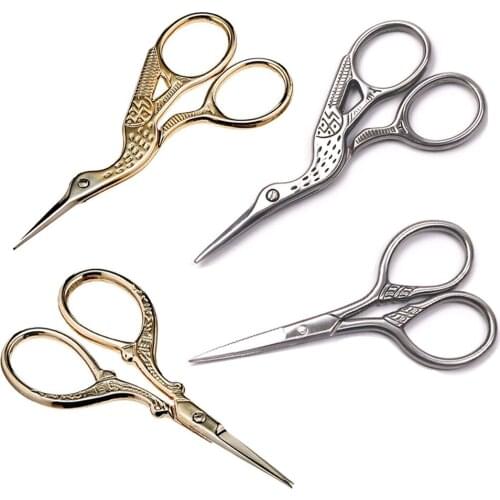 2Pcs/Set Vintage Scissor Cross Stitch European Craft Sewing Handicraft DIY Home Tool Sewing Tailor Scissor