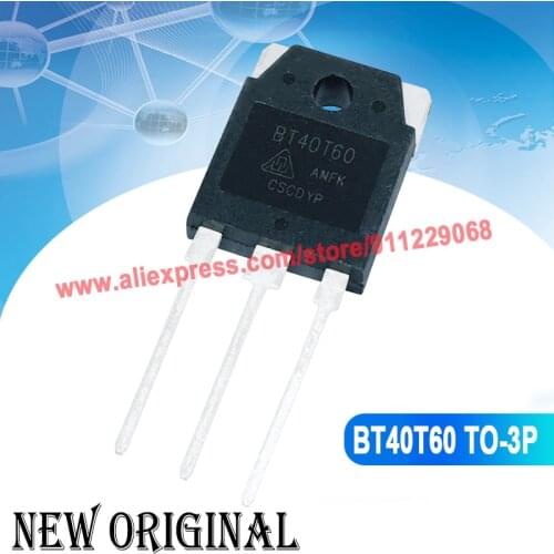 5 Pieces) BT40T60 BT40T60ANF TO-3P 600V 40A / GWT30V60DF STGWT30V60DF 600V 30A / IXTQ82N25P 250V 82A / FCA47N60F 600V 47A TO-3P