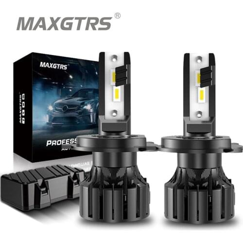 MAXGTRS Car Lights H4 LED H7 H1 H8 H11 LED Automobiles Atuo Lamp for Car Headlight Bulb HB3 HB4 9005 9006 Turbo LED Bulbs 12V