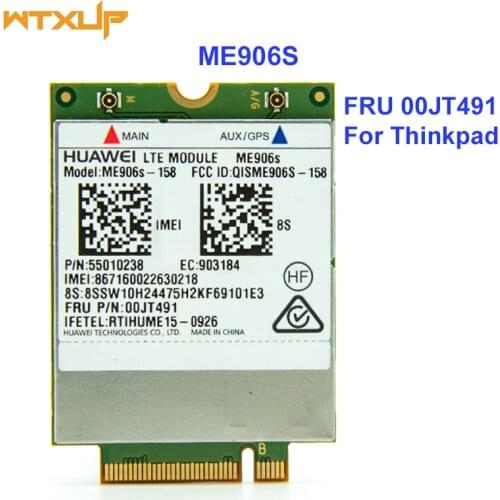 Huawei ME906S ME906S-158 FRU 00JT491 LTE Original M.2 Qualband FDD LTE 4G Module For Thinkpad T460 L460 P50s T560 X260 X1 Yoga