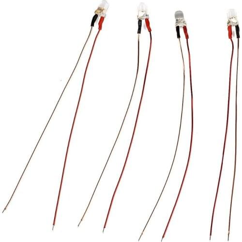 Hubsan X4 H107L Red LED Lights Set of 4 for H107C H107D Night Flying RC Quadcopter Spare Parts