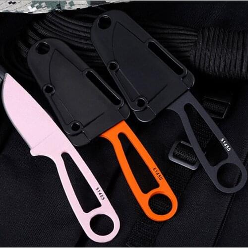 Pocket Knife Fixed Blade Tactical Survival Knife With ABS Sheath Outdoor Tool 440 Steel Camping Hunting Knives EDC Multitools