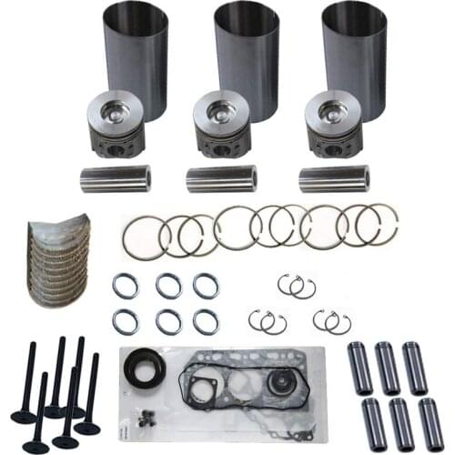 For 3LD1 Overhaul Rebuild Kit Piston Ring Head Gasket Main Rod Bearing set