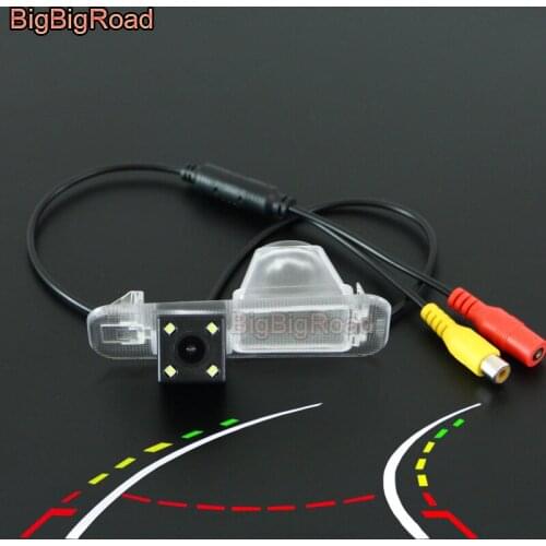 BigBigRoad Car Intelligent Dynamic Trajectory Tracks Rear View Camera Night Vision For KIA Rio / K2 Sedan 2007 2008 2009 -2017