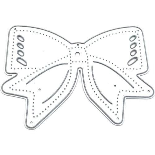 Bow Metal Cutting Dies Stencil DIY Scrapbooking Album Paper Card Template Mold Embossing Craft Decoration