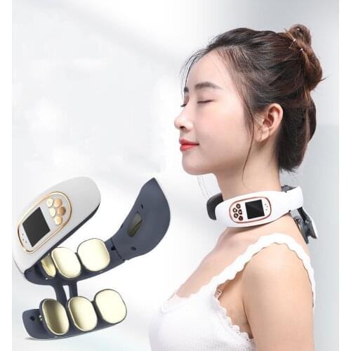 Six head cervical massager shoulder and neck massager multi-function electric heat pack household intelligent neck protector