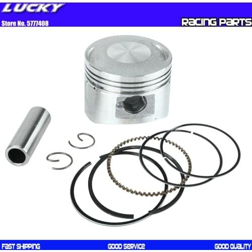 Motorcycle 52.4mm Piston 14mm Pin Piston Set For Lifan 125cc Air/Oil cooling Horizontal engines Dirt Pit Bike ATV Quad Parts