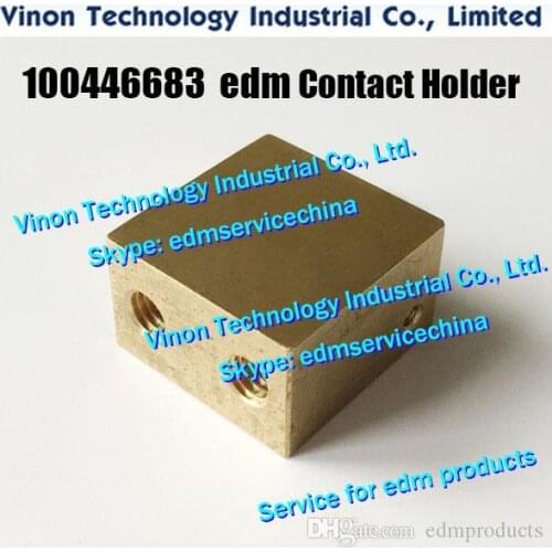 100446683 Charmilles Contact block lower head for Robofil 230,330F,240,440,CUT20,CUT30 100.446.683, 446.683 edm Power Feed