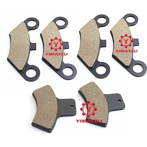 YIMATZU ATV UTV Parts Front Rear Brake Pads for Polaris Sportsman 500 4x4 09-15 Sportsman XP/850 XP 1000 2013