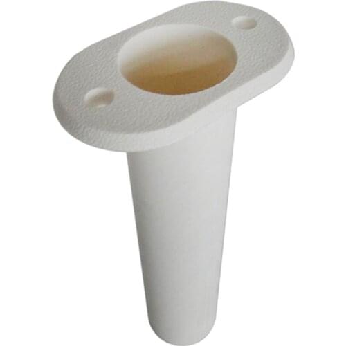 8' Plastic Fishing Rod Holder Flush Mount Boat Yacht Pole Stand 90 Degree