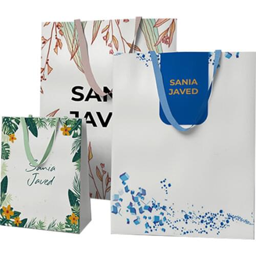 Gift bag bag Han edition birthday wedding creative packaging bag small spot Circular handle