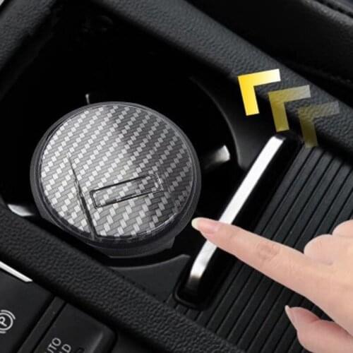 Suitable for Land Rover special ashtray car carbon fiber pattern ashtray multi-function ashtray car supplies