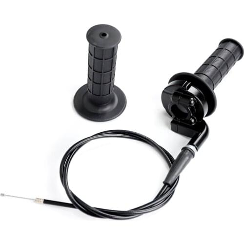 7/8" 22mm Motorcycle Grip With Throttle Clamp With Twist Cable Handle Bar Handlebar Hand Grips Accessories Motorbike Hand Grip