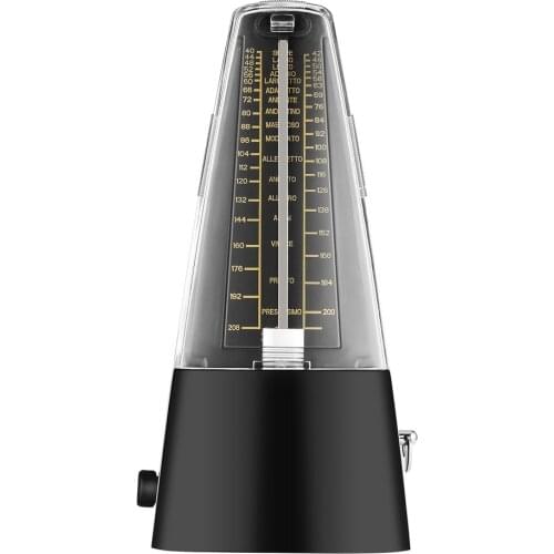 OUTAD Traditional Wind Up Mechanical Metronome for Piano Guitar Bass Drum Violin Musical Instruments Musicians