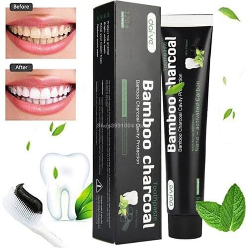 Tooth Care Bamboo Natural Activated Charcoal Teeth Whitening Toothpaste Oral Hygiene Dental Dropshipping