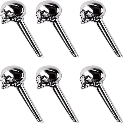 Gorgeous Set Of 6pcs Bridge Pins Parts For Acoustic Guitar Mandolin -Zinc Alloy