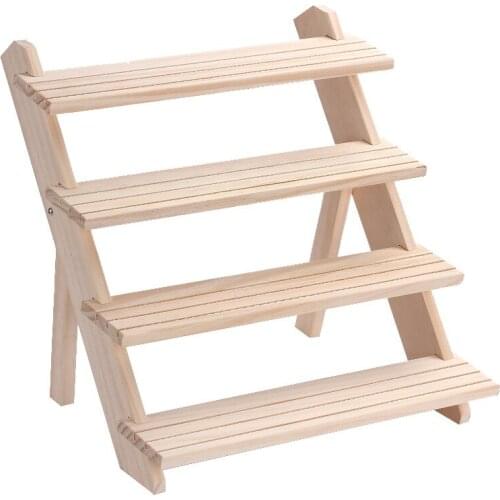 Jewelry Display Tray Pendant Earrings Rings Display Blocks Solid Wood Jewelry Display Holder