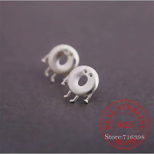 Drop Shipping 925 Sterling Silver Cut Stud Earrings For Women Lady Luxury Hypoallergenic Sterling-silver-jewelry