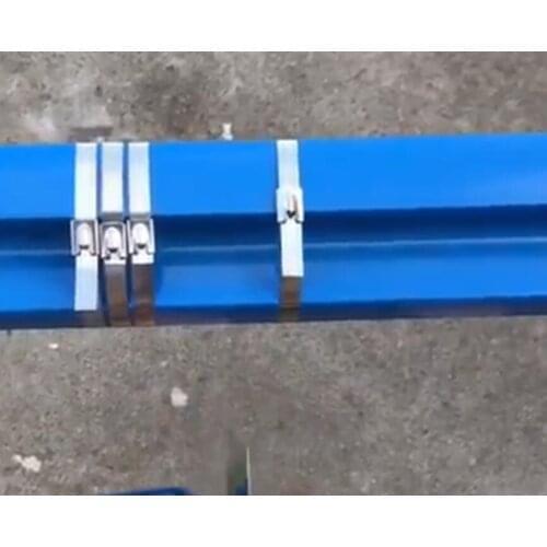 10pcs 4.6mm 7.9mm 10mm 100mm-1000mm self-locking 304 Stainless steel cable ties metal cable tie