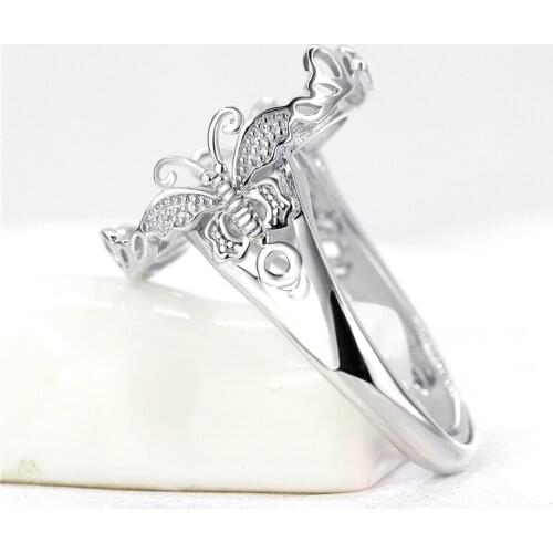 10pcs/lot Wholesale 925 Sterling Silver Semi Mount Women Ring DIY Stone 13x18mm Oval Cabochon Amber Agate Opal White Gold Color