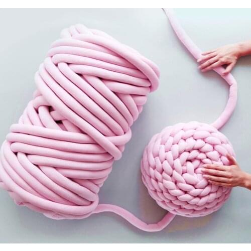 1000g DIY filling core cotton hand woven blanket line, super coarse cloth line, machine washable, no hair shedding