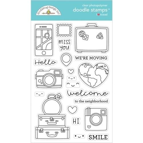 2020 Suitcase Metal Cutting Dies and clear stamps Stencils for DIY Scrapbook Photo Album Paper Card Decorative