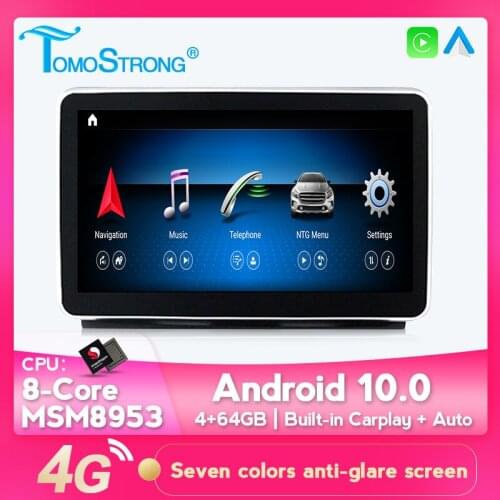 4G 64G Car multimedia GPS Navigation for Mercedes Benz ML W166/GL X166 2012-2015 4G SIM WIFI Carplay DSP Head unit split screen