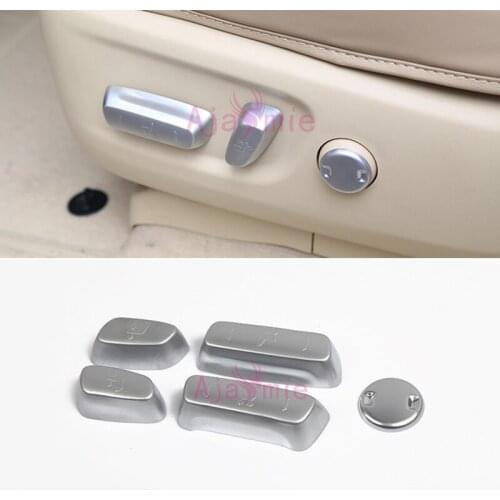 Accessories For Toyota Land Cruiser 150 Prado LC150 FJ150 2010-2017 Interior Seat Adjust Button Cover Trim Chrome Car Styling