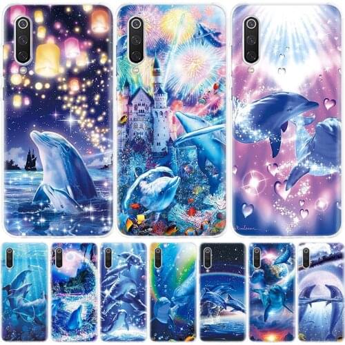 Sea Animal Cute Dolphin Phone Case for Xiaomi Redmi Note 10 9S 9 8T 9 8 7 7A 8A 9A 9C 6A 6 S2 K20 S30 Pro Fashion Cover Capa