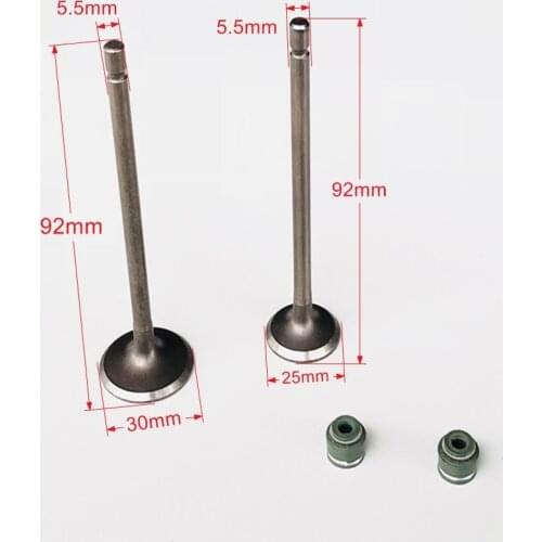 Motorcycle Engine Valve Intake Exhaust Stem Valve For Honda 150cc CG150 CG 150 Engine Spare parts