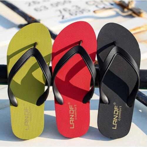 Summer Beach Flip Flops Men Shoes New Arrival Non-slip Beach Slipper For Men Large Size Breathable Flats Slipper Men Shoes
